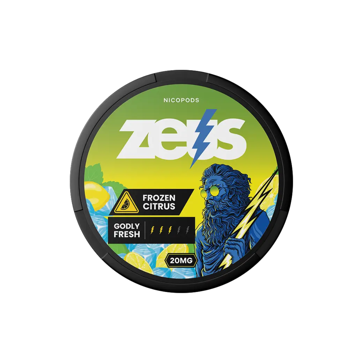 ZEUS Jäädytetty Sitruuna Jumalallinen Raikas Vahva